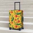 thumbnail image 2 of Lsque Colorful Vegetables Printed Luggage Cover, Travel Luggage Protector,Scratch and Dirt Resistant, Fits 18-32 Inch Luggage - Medium, 2 of 9