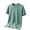 Green B, variant on Zpanxa Mens T-Shirts Casual Fashion Solid Large Size Half Sleeve Short Sleeve Round Neck Top