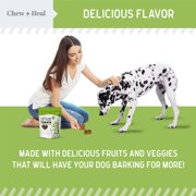 Chew + Heal Low Calorie Dog Healthy Jerky Treats - 5 oz of Plant Based Natural Dog Treats
