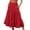 Red, variant on Spring Dresses for Women LEBONYARD A-Line Skirt with Pockets for Convenience,Fashion Women Solid Casual Pocket Ruched Ruffles Elastic Waist Skirts Purple S