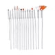 thumbnail image 4 of 15x Nail Art Dotting Tool Set DIY Nail Dotting Pen Pinceles para pintar para patrón Blanco Yuyangstore Bolígrafos para puntear uñas, 4 of 8