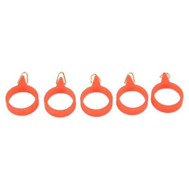 Soporte para Anzuelo de Pesca de 5 Uds Anzuelo de Caña de Pescar de Goma de Alta Elasticidad Anzuelo de Anillo de Caña Lua Accesorios de Pesca ANGGREK Otros