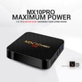 thumbnail image 2 of MX10 Pro TV Box 4GB+32GB Android 9.0 H6 Quad Core 6K Set Top Box (EE. UU.), 2 of 9