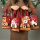thumbnail image 2 of Porta regalos de Navidad, Papá Noel, muñeco de nieve, alce, oso, bolso, paquete de dulces navideños, bolsa de tela, decoración navideña, feliz año nuevo, 2 of 5