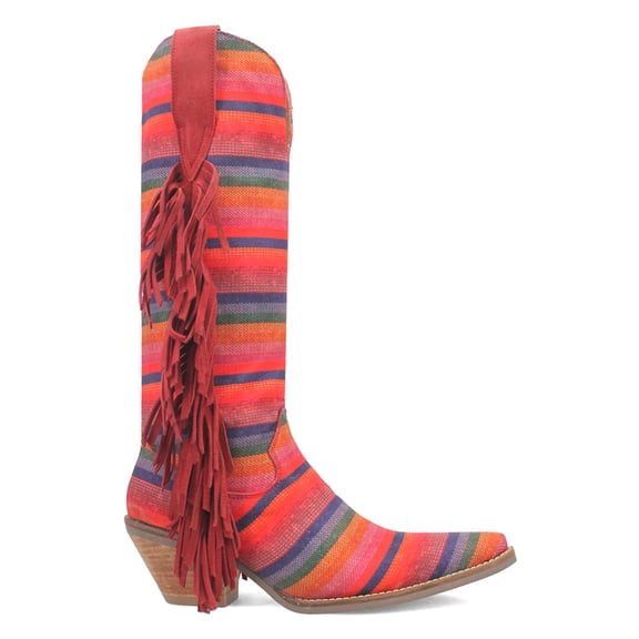 Dingo Womens Hot Tamale Southwest Snip Toe Cowboy Tall Dress Boots