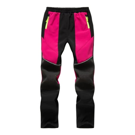 

QYZEU Toddler Boys Clothes Toddler Sweat Outfit Kids Baby Boys Girls Patchwork Ski Pant Suit Pocket Thicken Warm Trouser Pants Regular Ski Pants Casual Pants