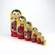 thumbnail image 1 of 7 Tradicional Matryoshka Clásico Semyonov Estilo Amarillo | Muñeca de madera Babushka juguete de regalo kaili Sencillez, 1 of 2