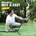 Zupapa Hammock Stand Adjustable Hooks Fits Hammocks 8 to 10.5 Ft Long