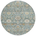 thumbnail image 2 of Addison Rugs Chantille Indoor/Outdoor Traditional Global Teal Machine Washable Round Rug, 8' x 8', 2 of 8