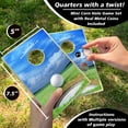 thumbnail image 4 of Juego de mesa Coinhole Desktop Game Golf con monedas, 4 of 9