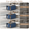thumbnail image 5 of Waleaf Wooden Convertible Coffee Table, Lift Top Coffee Table with Large Hidden Storage Shelf for Living Room, 5 of 7