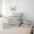 thumbnail image 6 of Castle Fairy Children Teens Adults Eat Sleep Basketball Bedding Comforter Set 7-Piece,Grey Orange King Bedding Sets,Sport Gamer Ultra Soft Bed Sheets,Ultra Soft Home Decor,Reversible, 6 of 8