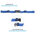 thumbnail image 4 of Uxcell Backpack Belt Strap, Polyester Adjustable Replacement Waist Strap with Quick Release Buckle, Blue, 4 of 6