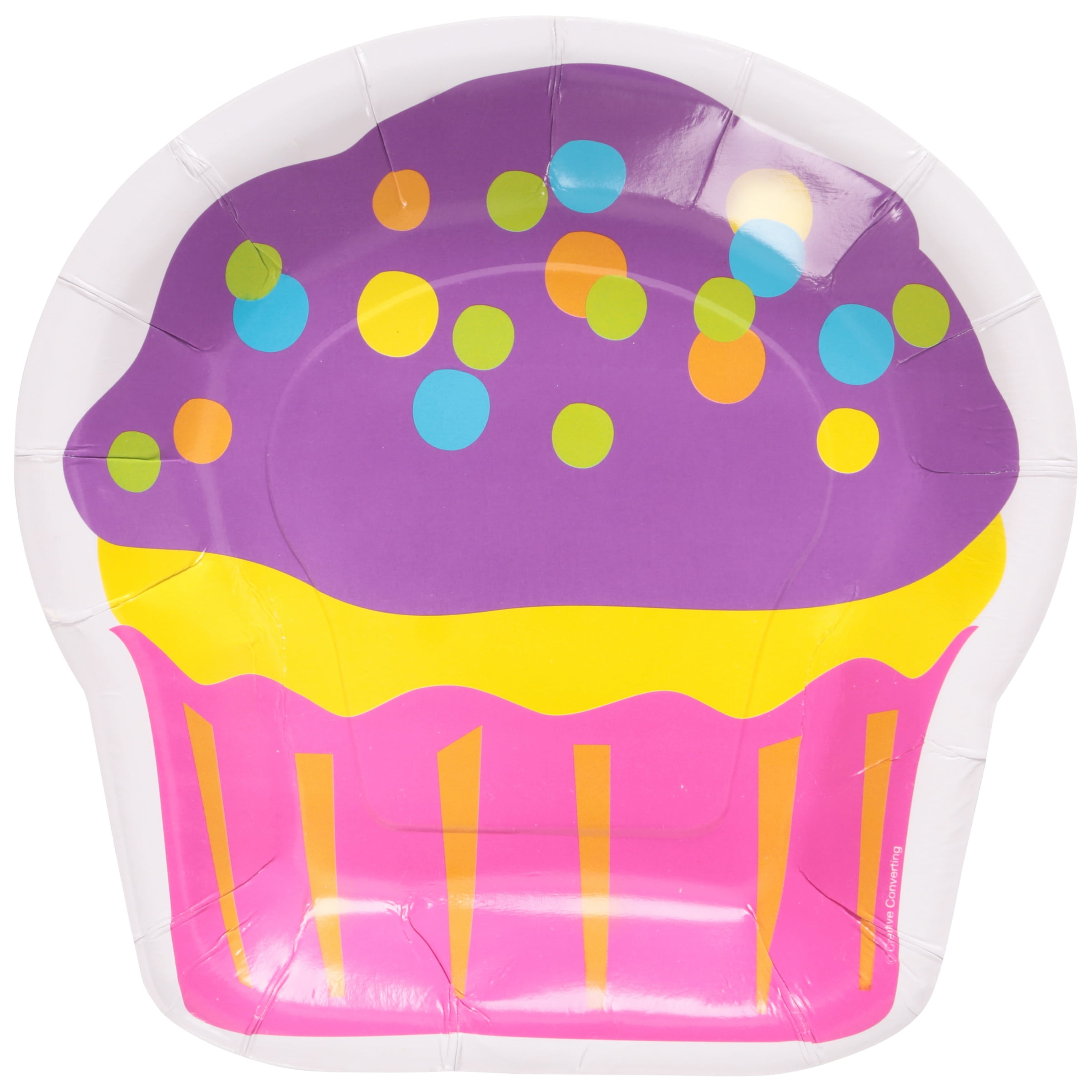 Birthday Treats Plates 8- 8 in. Pack - Walmart.com