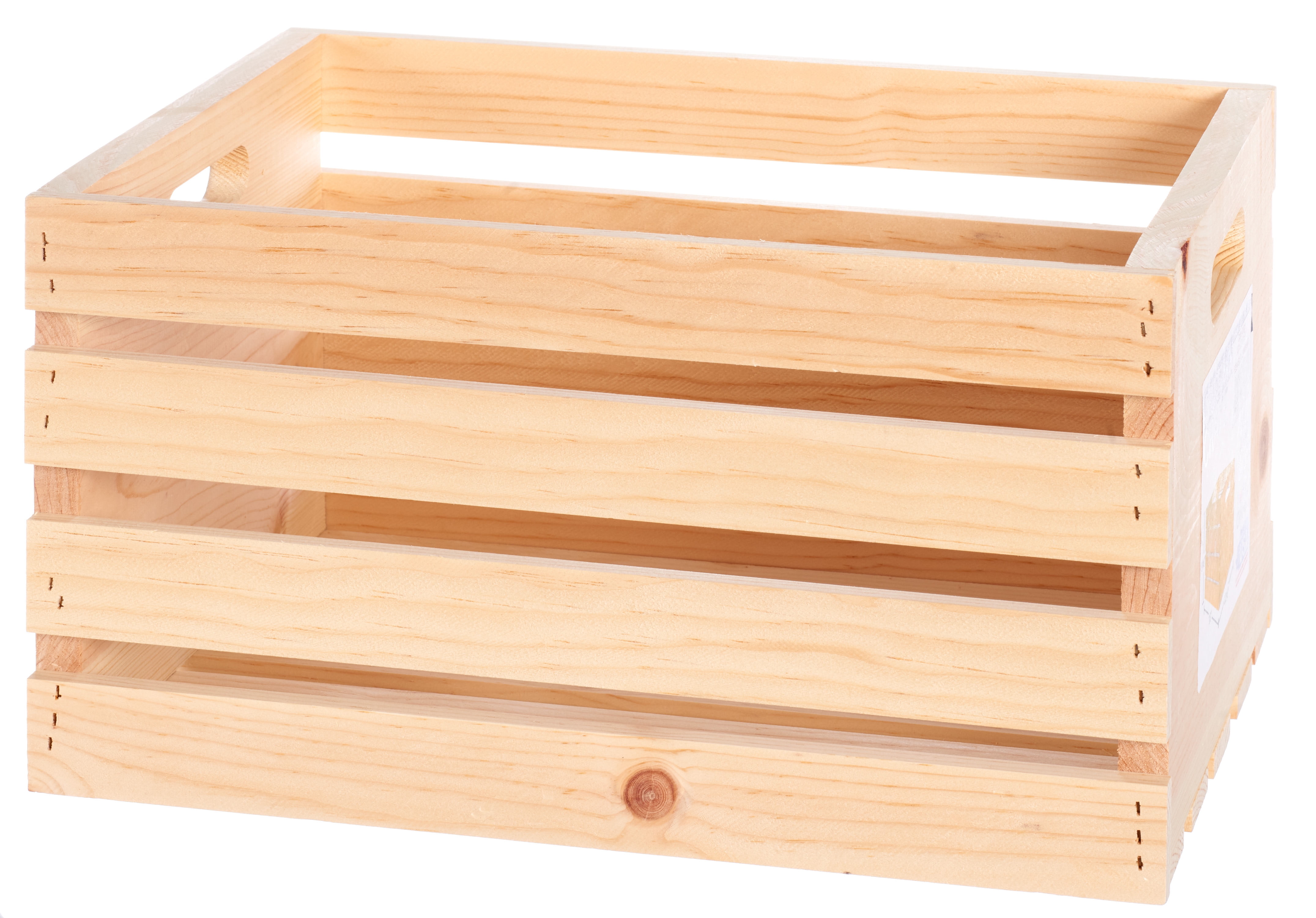 Unfinished Wood Crate 18"