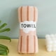 thumbnail image 4 of Toalla de terciopelo absorbente de 5 piezas - Toalla de lavado facial con rayas de colores - Toalla de regalo suave para el hogar infantil Toallas de baño, 4 of 9