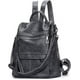 thumbnail image 1 of Zhuge Mochila tipo monedero para mujer, de piel sintética, antirrobo, de diseñador, con borlas, bolso de mano, 1 of 5