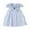 Light Blue, variant on THDHVS Summer Dresses for Kids,Girls Casual Dresses,Toddler Baby Girl Summer Fly Sleeve Dress Small Checkered Mesh Skirt Pink 6-12 Months