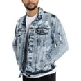 thumbnail image 4 of X RAY Jeans Mens Denim Jacket, Acid Blue, S, 4 of 10