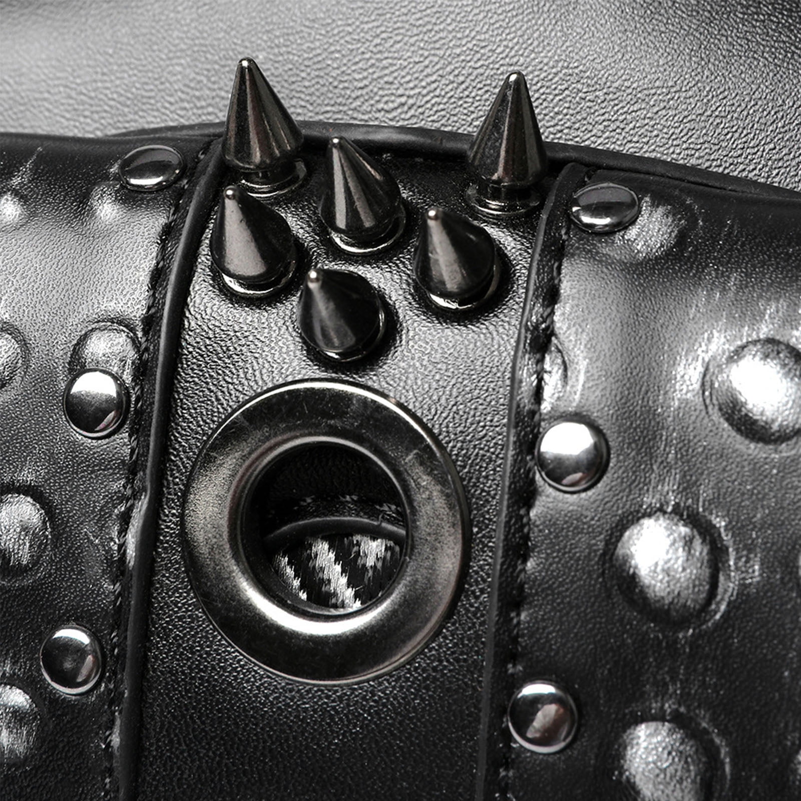 Yokua Steampunk Waist Bag Fanny Pack Fashion Gothic Leather Shoulder Crossbody Bags