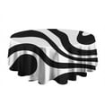thumbnail image 5 of Black Modern Art Geometric Round Tablecloth 60" X 60",Wrinkle Wipeable Table Cloth for Kitchen Dining Room Picnic Patio Party, 5 of 6