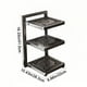 thumbnail image 3 of Organizador de Estante de Olla de Acero al Carbono Ajustable de 3 Niveles | Estante de almacenamiento de cocina que ahorra espacio | Organizador de fregadero con varios estantes | Resistente,, 3 of 8
