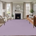 thumbnail image 2 of Purple Solid Color Area Rugs Collection 5'x8', Aesthetics Contemporary Luxury Non Slip Indoor Rectangle Throw Runner Rug Floor Mat Carpet for Living Room Dining Table Bedroom Nursery, 2 of 9