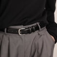 thumbnail image 4 of Natyhooy Women's Leather Belt for Jeans, Classic Buckle Casual Dress Belt, Fashion Thin Genuine Split Cowhide Waist Belt for Pants Skirts, 4 of 7