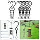 thumbnail image 3 of Paquete ganchos giratorios de Clips Metal S shamjiam gancho COLGADOR Solar Catcher Negro Clips de ganchos giratorios, 3 of 8