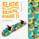 thumbnail image 4 of Patineta Profesional de Madera Skateboard Modelo Musa Tropical, 4 of 5
