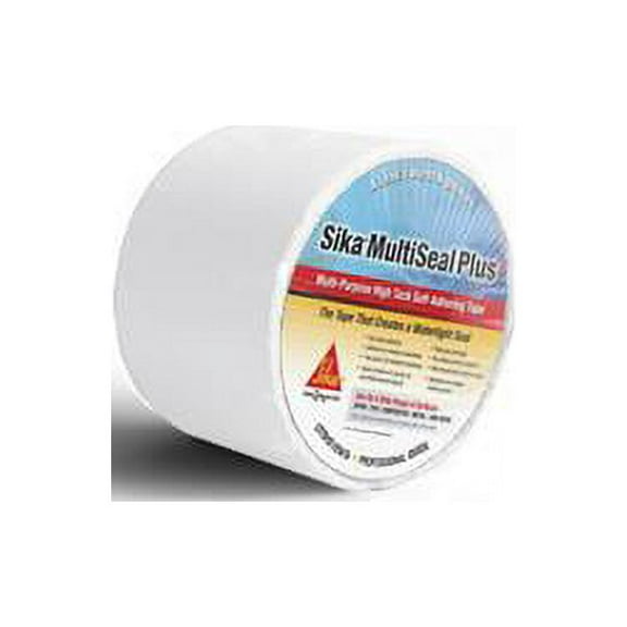 Sika 017-413828-5 Multiseal Plus Tape - White, 4" X 5' Roll