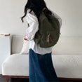 thumbnail image 4 of Transemion Adjustable And Stylish School Backpack For Unisex With Durable Comfortable Cloth School Bag olive 1Set, 4 of 6