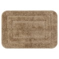 thumbnail image 1 of Alfombra de ba?o REGALWOVEN, alfombra de ba?o suave y absorbente, alfombra de ba?o de felpa antideslizante, lavable a máquina, tapete seco para el suelo del ba?o marrón 20" x 32", 1 of 1