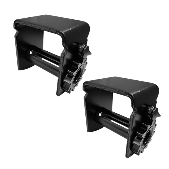 Sliding Winch Flatbed Truck Trailer Winch for 2"- 4" Winch Strap 152 MM Flatbed Trailer 5500 WLL, 2-pack