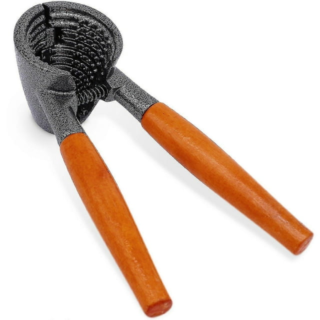 Heavy Duty Nutcracker Pecan Walnut Plier Opener Tool With Wood Handle