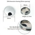 Desk Wire Hole Cover Computer Tidy Grommet Table Cable Outlet Port