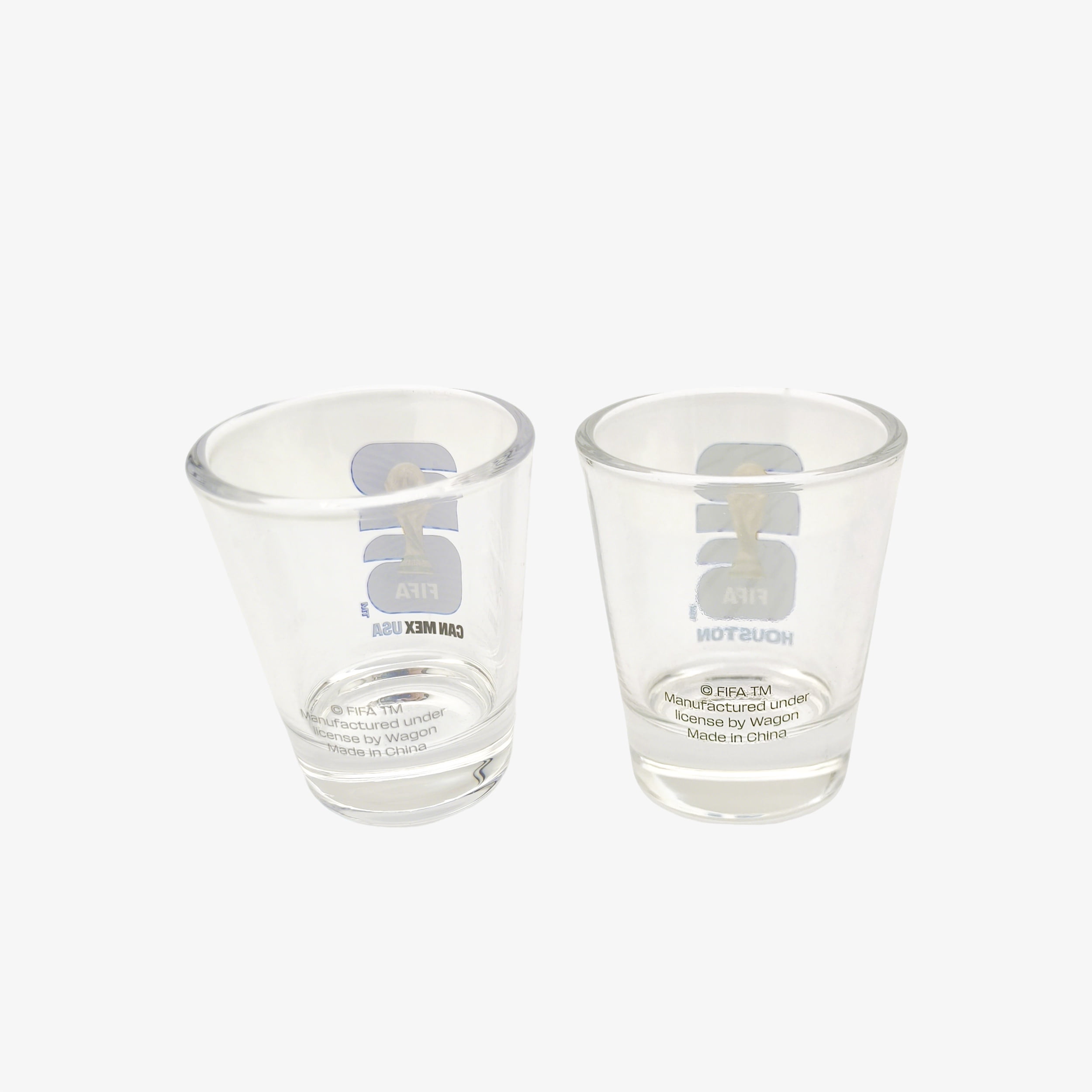 FIFA World Cup 2026 Host City & Country Soccer Shot Glass Set - USA/Houston