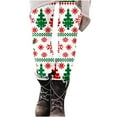 thumbnail image 2 of JingHai Christmas Leggings for Women 2024 Xmas 3D Graphic Warm Leggings Athletic High Waisted Yoga Pants Holiday Leggings Tights-Multicolor XXL, 2 of 6