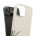 thumbnail image 3 of iPhone 15 Pro Case Eco-Friendly Minimalist Lavender Floral Biodegradable Phone Cover, 3 of 8