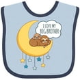 thumbnail image 3 of Inktastic I Love My Big Brother Boys or Girls Baby Bib, 3 of 4