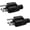 Black, variant on 2 Pack Neutral Ground Bonding Plug for Portable Inverter Generator, Surge Protector with Floating Neutral on RV, Camper for Solve Open Ground Error (White)