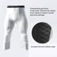 thumbnail image 3 of Pantalones de compresión Mairbeon con rodilleras, acolchado de panal, longitud 3/4, no transpiran, muy elásticos, gran protección, transpirables, para jóvenes y niños, pantalones de compresión de, 3 of 8