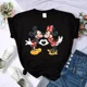 thumbnail image 3 of Camiseta de algodón de verano para niños, bonita camiseta con estampado de Mickey Y2k, gorro de Minnie Mouse, ropa de moda para niño y niña, camisetas Kawaii Disney para bebé, 3 of 5
