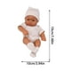 thumbnail image 3 of Xihbxyly Muñeca Bebé Recién Nacida, Material de Vinilo Suave, Características Realistas con Extremidades Ajustables, Accesorio de Fotografía, Gran Regalo para Fiestas, 7.87 Pulgadas, Incluye Chupete, 3 of 7