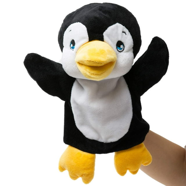 Hand Puppet HollyHome Plush Zoo Friends Pingüino 35 cm para niños