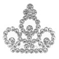 thumbnail image 2 of Tiara de Princesa con Accesorios para el Cabello de Flores Plata Gloria, 2 of 9