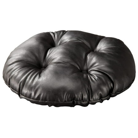 

Faux Leather Tufted Bar Stool Cushion Black