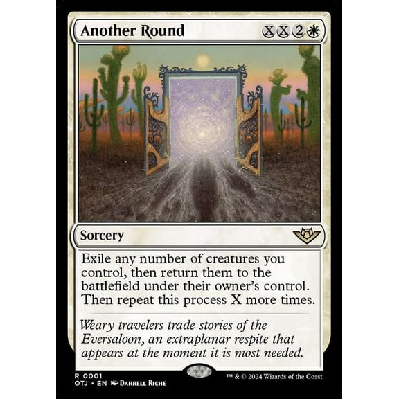 MtG Outlaws of Thunder Junction Rare Another Round (FOIL) #1