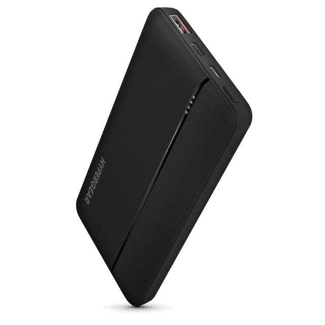 Banco de Energía Hypergear Carga Rápida 10000mAh 20W USB-C PD Negro
