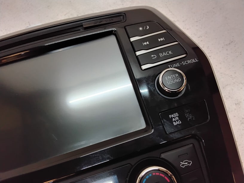Pre-Owned 16 Nissan Maxima Navigation Radio & Display w/Temperature Control 259154RA1B OEM - Verify Specific Vehicle Fitment In Description - (Good)